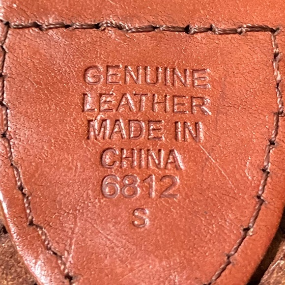 Talbots 100% Genuine Leather Brown Woven Belt Size S (39”) - Picture 9 of 14